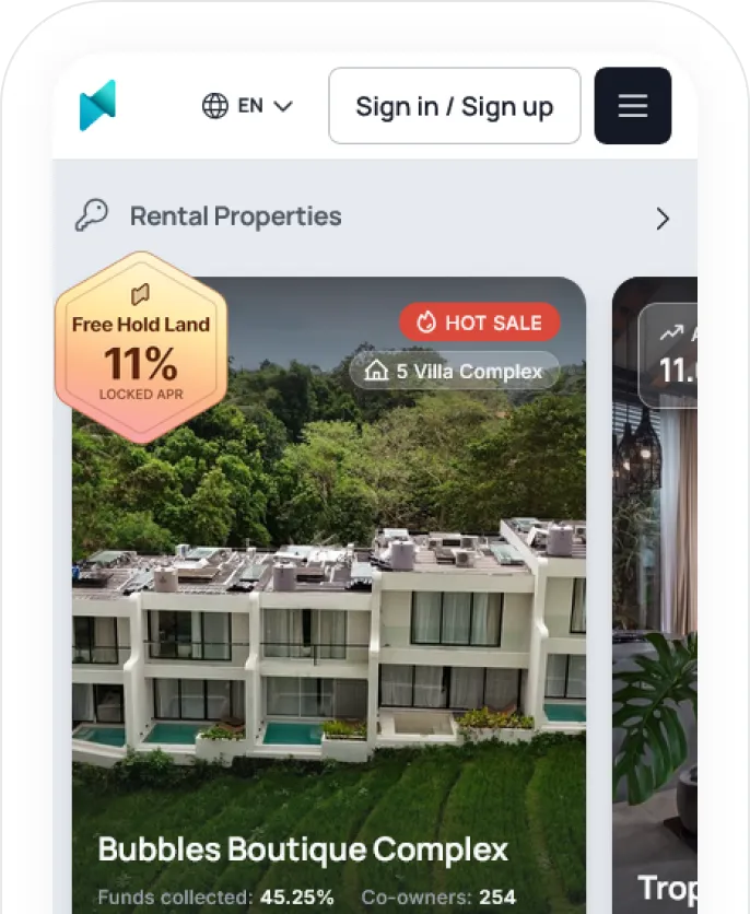 Binaryx platform features on mobile