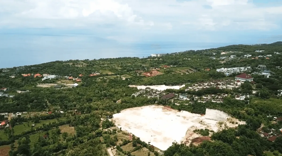 Falaise d'Uluwatu à Bukit