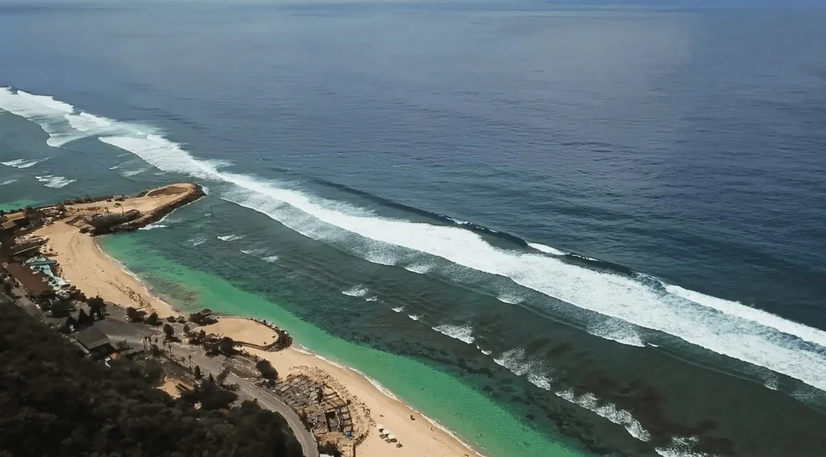 Plage à Uluwatu