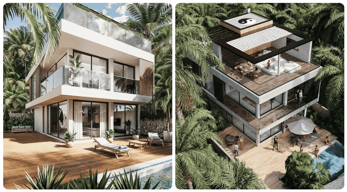 Extérieur des Balance Villas