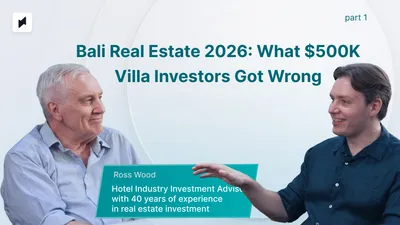 Bali Real Estate 2026: 20% Returns or Market Correction?