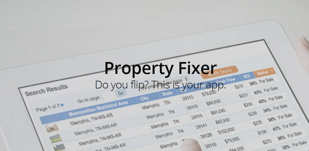 Property Fixer, calculateur de rentabilité pour opérations de marchand de biens