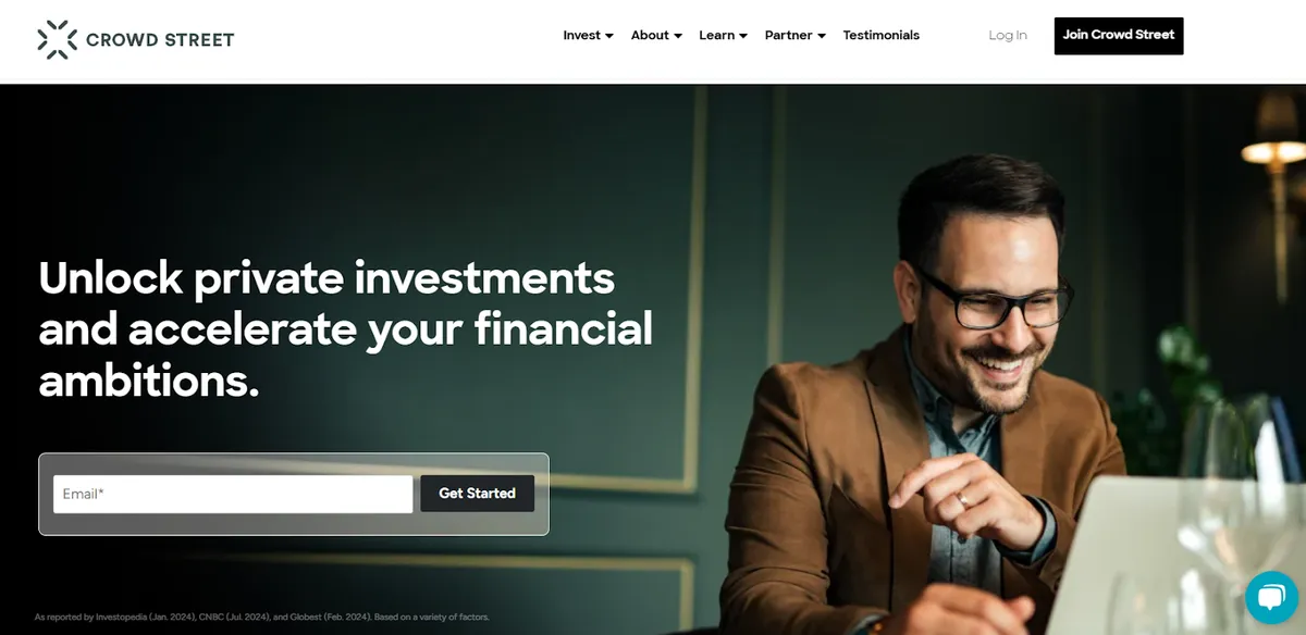 Crowd Street, opportunités d'investissement en immobilier commercial pour investisseurs accrédités