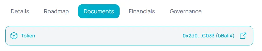 click on Token
