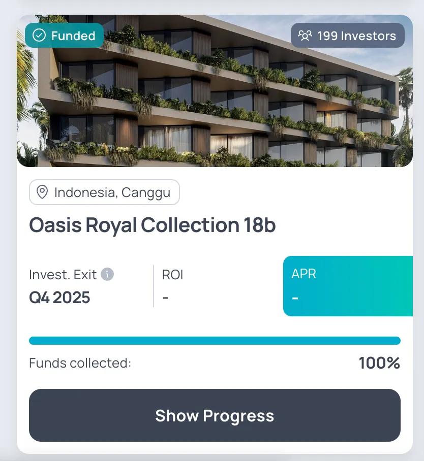 Visuel de présentation du projet Oasis Royal Collection à Bali, ex Nexa Sky Garden