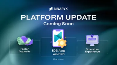 Оновлення платформи Binaryx: 3 березня 2025 – швидші депозити, запуск iOS-застосунку та ще більше зручності! 🚀