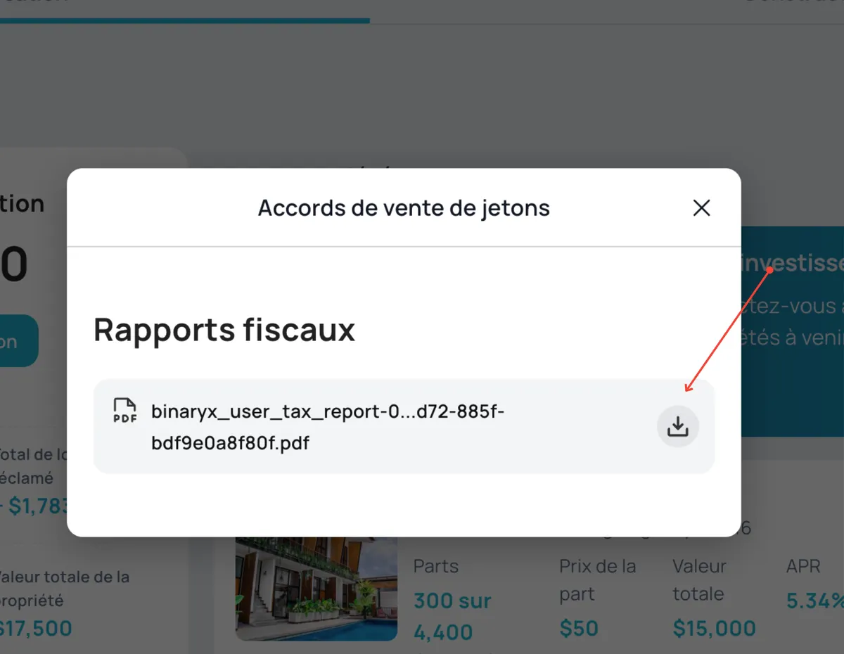 Espace Documents avec la liste des formulaires fiscaux et juridiques téléchargeables