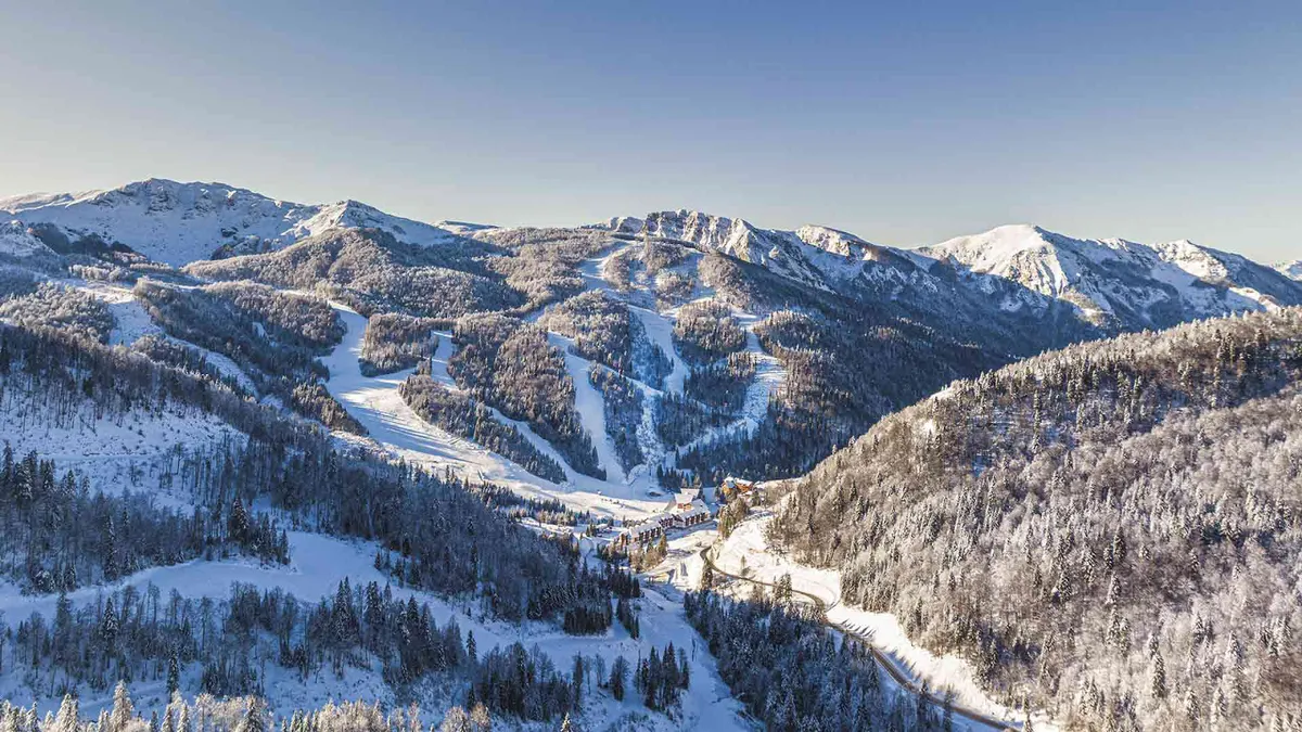 Station de montagne de Kolasin dans les Balkans