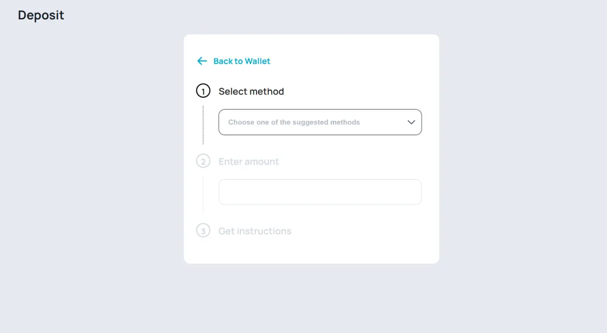 Step 2: Choose Your Funding Method
