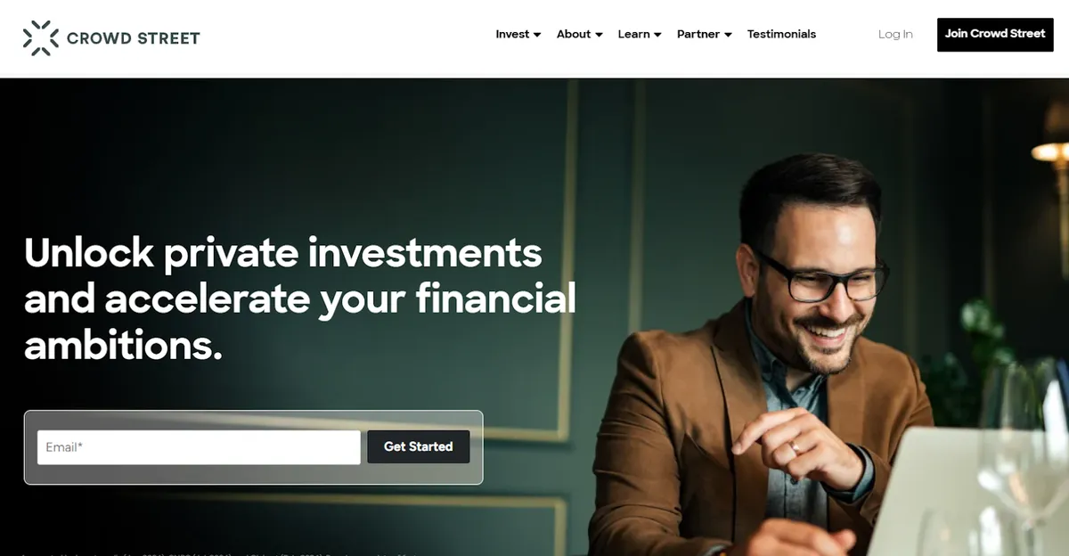 CrowdStreet, plateforme d'investissement commercial pour investisseurs accrédités