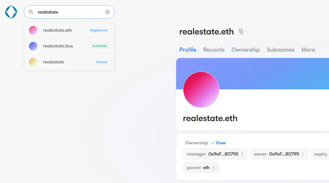 realestate.eth