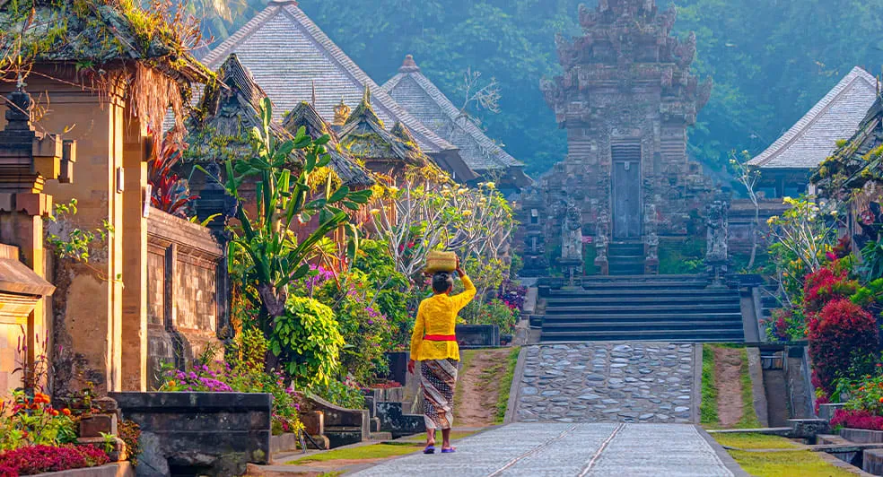 Carte localisation villa Ubud centre Bali