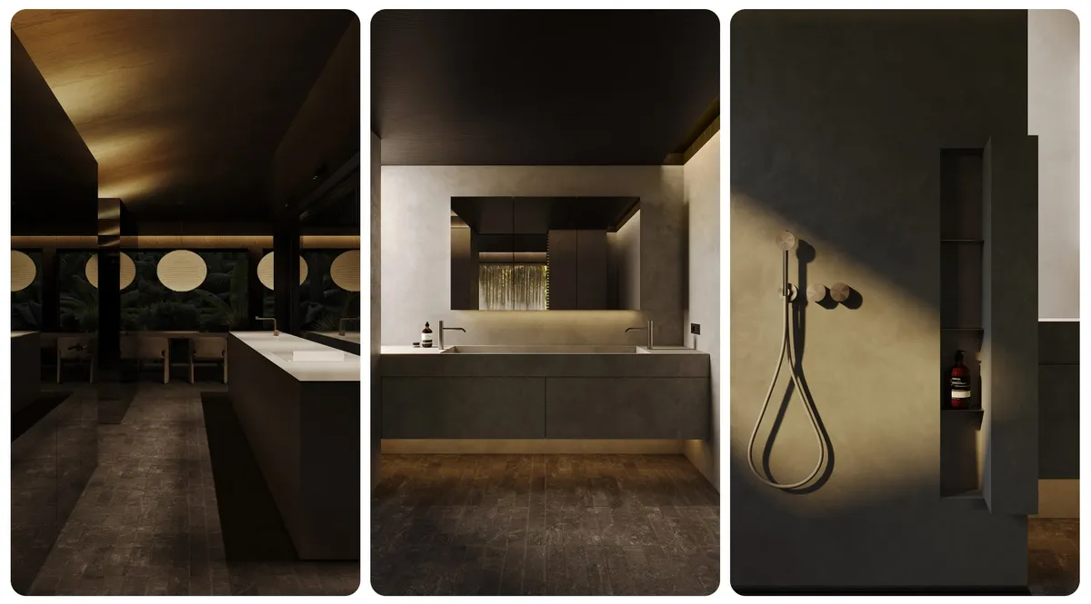 Construction villa boutique structure bois beton