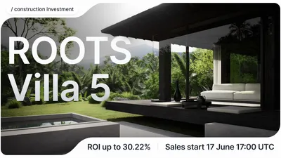 ROOTS Villa 5: частная вилла в джунглях Убуда с рентабельностью инвестиций в 30,2%