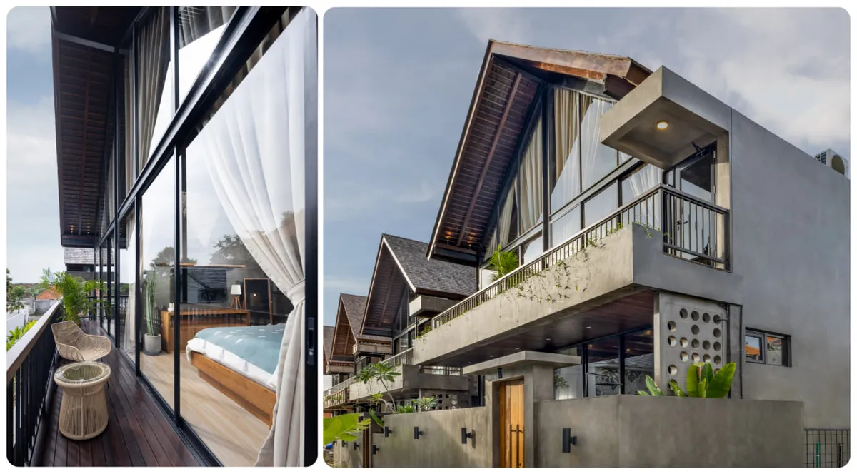 Extérieur de la villa Tropical Loft à Canggu