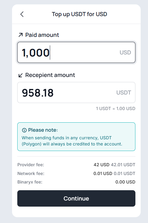 Step 2: Top up your balance — 18